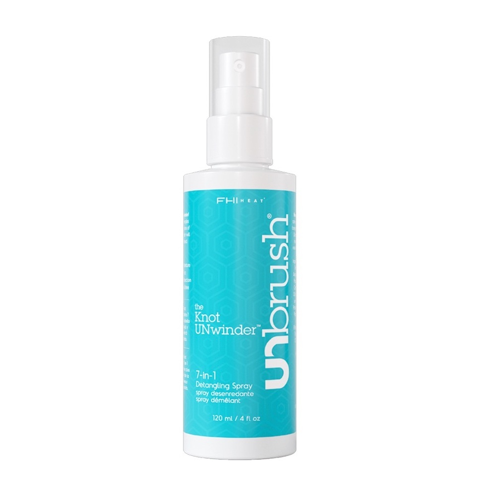 FHI Heat Unbrush The Knot Unwinder 7-in-1 detangling spray 4oz